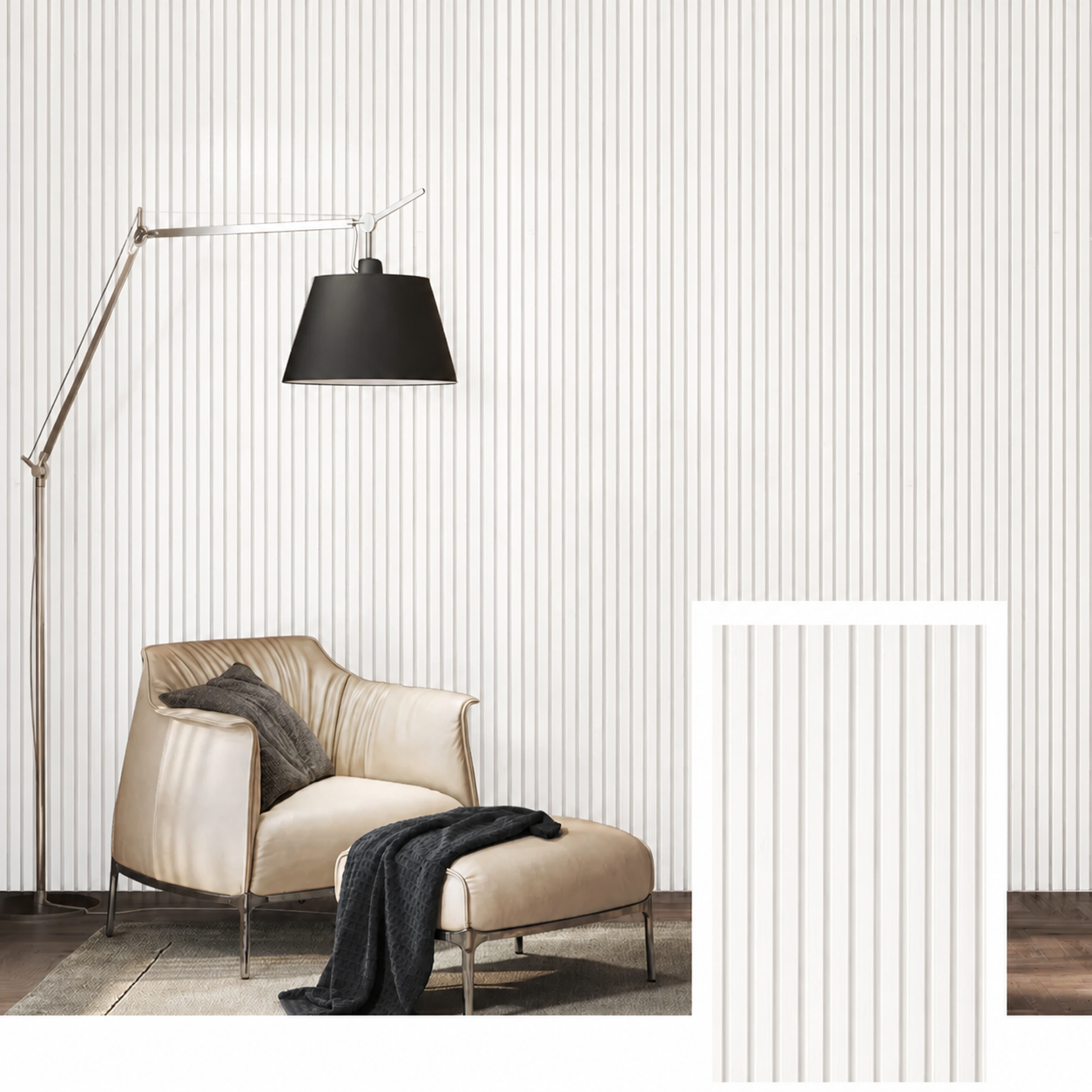 HUSVEN© Premium Acoustic Slat Panel — Natural Oak  (3,0 m)