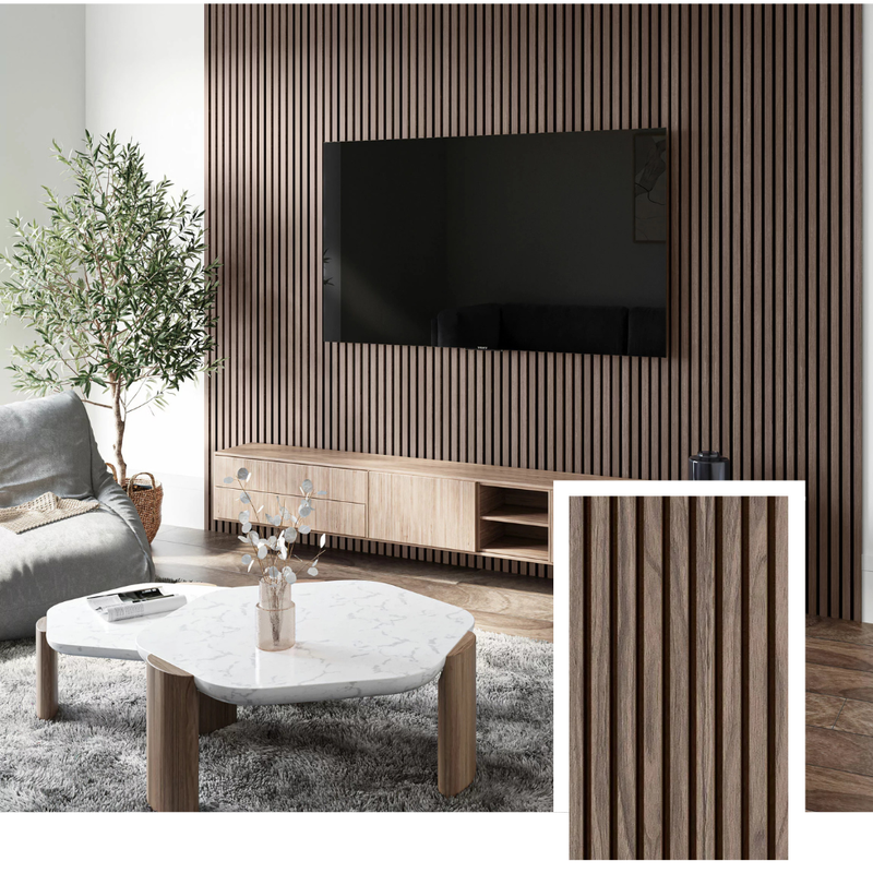 HUSVEN© Premium Acoustic Slat Panel — Natural Oak  (3,0 m)